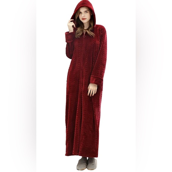 Fleece Hoodie Dress/Kaftan Dress - Picture 4 of 6